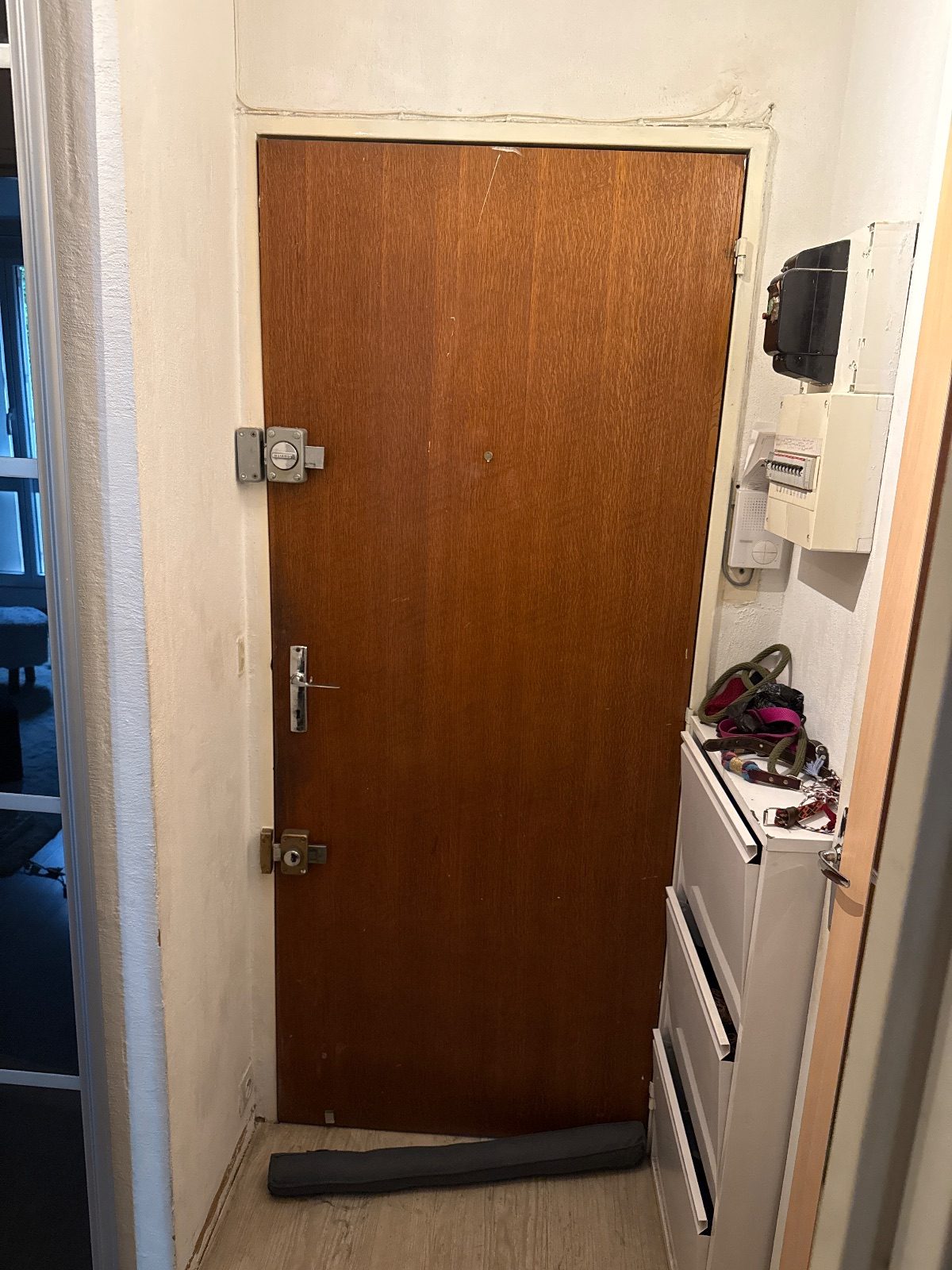 Blindage de porte à Levallois-Perret — avant