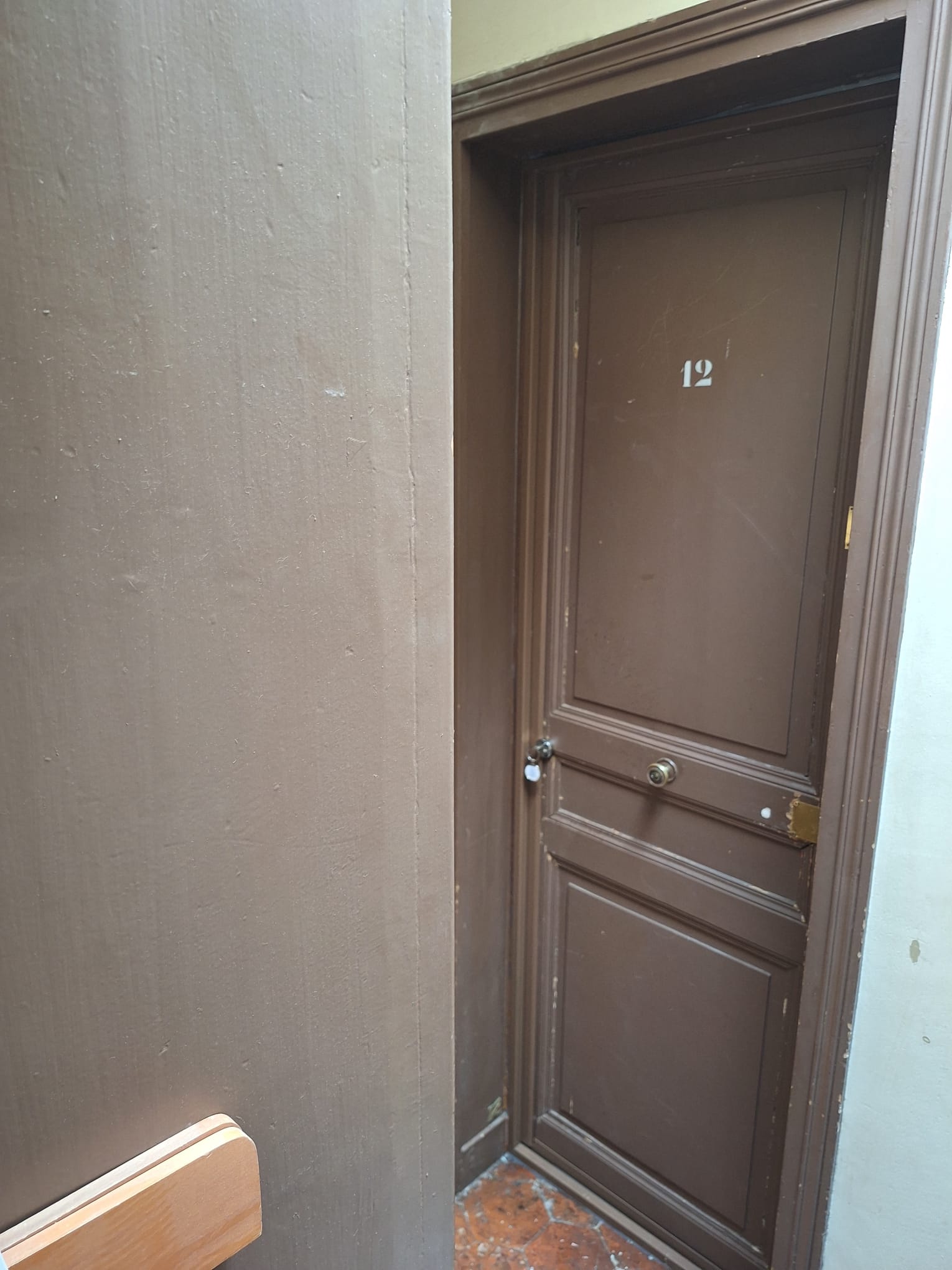 Blindage de porte à Paris 5 (Ecoles) — après