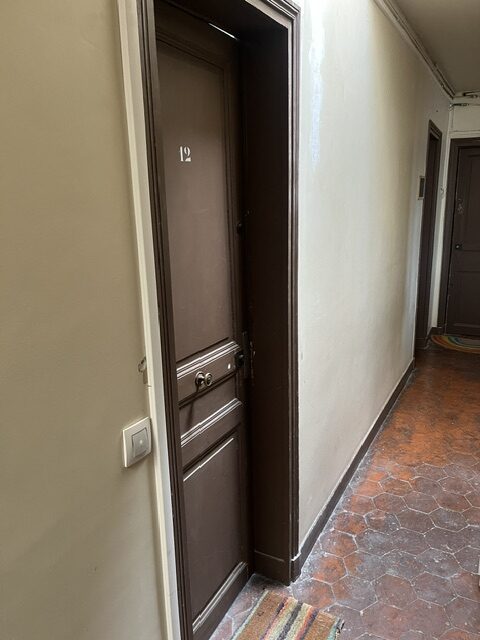 Blindage de porte à Paris 5 (Ecoles) — avant