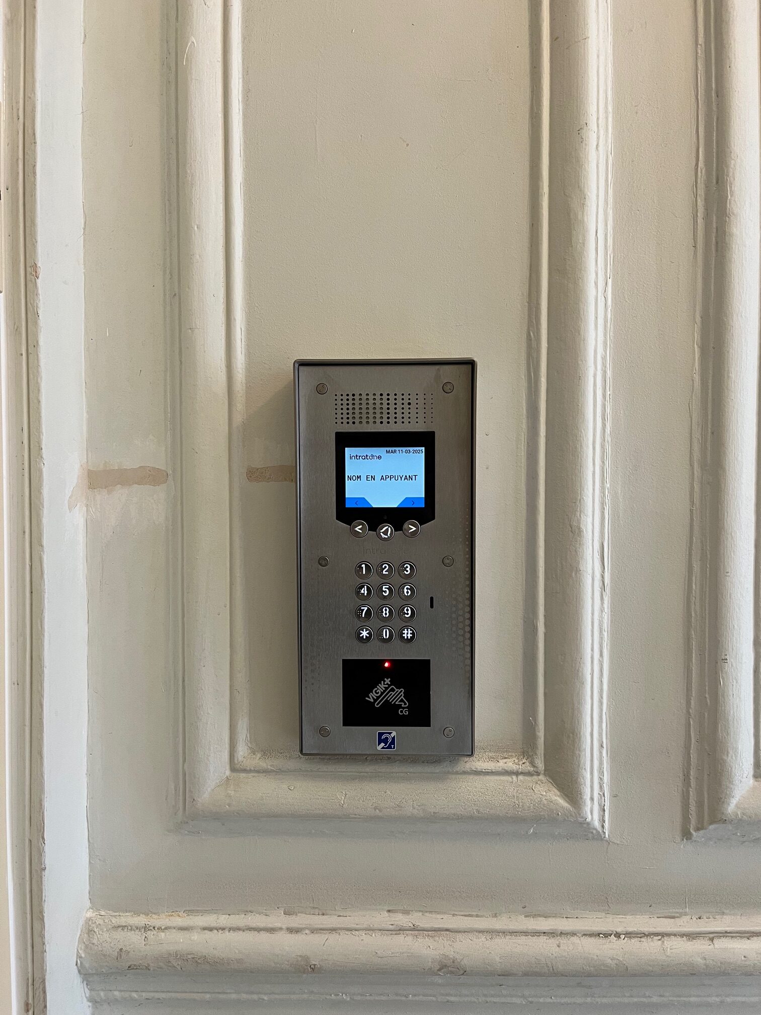 interphone intratone vendome